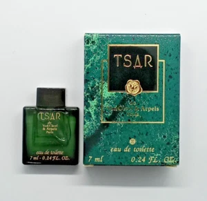Vintage TSAR von Van Cleef & Arpels 7 ml EDT 0,24 flüssige Unzen Box - Bild 1 von 5