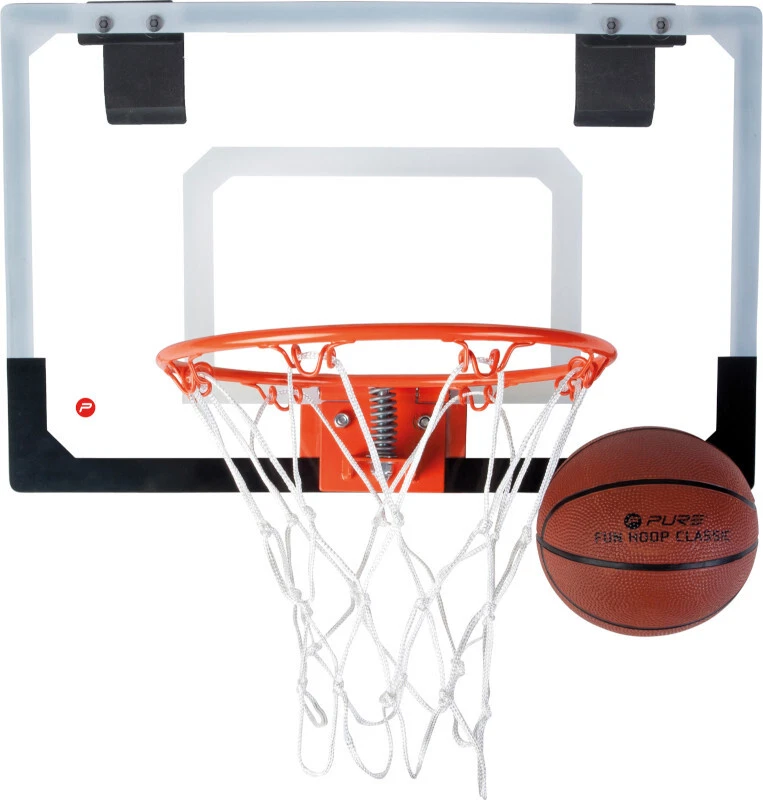 61003 Pure2Improve Fun Hoop Classic Indoor Basketballkorb 46x30cm Basketball