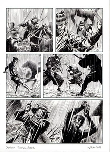 ANDREA ACCARDI -Tavola originale La redenzione del samurai p. 90 - Picture 1 of 1