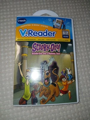 Vtech V.Reader Scooby- Doo And The Mummy. Too! Animated E Book System Cartridge - Image 1 of 3