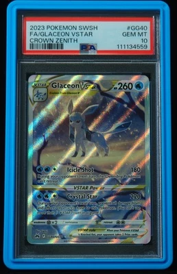 Glaceon VSTAR GG40 PSA Gem Mint 10 Crown Zenith Pokemon Card - Image 1 of 3