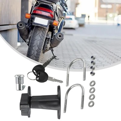 For 3L/5L Fuel Tank Mount Petrol Can Jerry Cans Key Bracket Holder Lock Fastener - Image 1 of 4