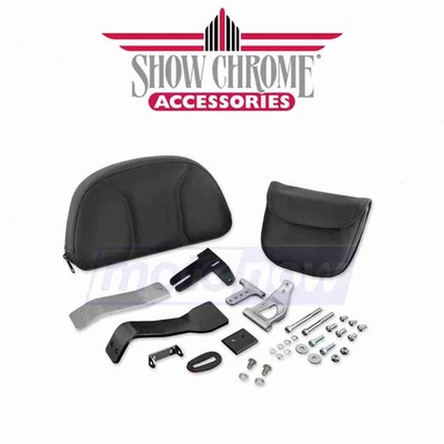 Show Chrome Smart Mount Quick Detach Backrest Kit for 2014-2017 Can-Am fq Foto 1 de 4