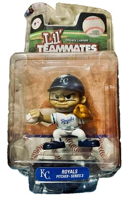 Lil Teammates Throwbacks MLB KC Kansas City Royals Series 3 PITCHER NEW - Image 1 of 3