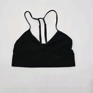 Anthropologie Bra Womens Small Medium Modal T Spaghetti Rib Bralette Jenny - Picture 1 of 7