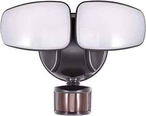 Euri Lighting ESFL-35W110, Integrated Outdoor CCT Tunable (3K/4K/5K) Security... - Picture 1 of 8