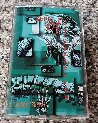 Carcass - Reek Of Putrefaction Cassette Death Metal 1994 Earache Records - Image 1 of 4