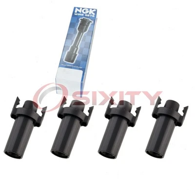 4 pcs NGK Ignition Coil Boot for 1988-1998 Buick Skylark 2.4L 2.3L L4 - ww - Image 1 of 4