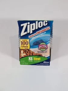 6 Ziploc Snap N Seal Small Bowls 8oz Lid Locks In Fresh Storage Microwave Reuse - Picture 1 of 6