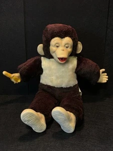 Peluche vintage anni 70 Mr Zippy Bim bianco petto runner faccia banana howdy doody - Foto 1 di 12