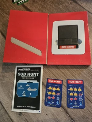 Sub Hunt (Intellivision, 1982) CIB COMPLETE - Image 1 of 4