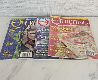Quilting Magazines 2006 Lot of 4 McCall's Quilting & Collectors Love of Quilting - Image 1 of 4