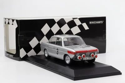 1:18 Minichamps BMW 1800 TISA #3 Spa 24H 1965 Glemser Ickx Limité 336 Pcs - Photo 1/4
