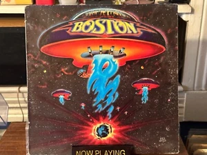 BOSTON Self-Titled Debut - 1976 1st Press Epic LP Wally Master BEAUTIFUL DISC - Picture 1 of 5