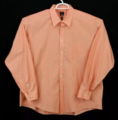 Arrow USA 1851 Classic Fit 2XL Wrinkle Free LS Dress Shirt Sienna Coral XXL EUC - Image 1 of 4