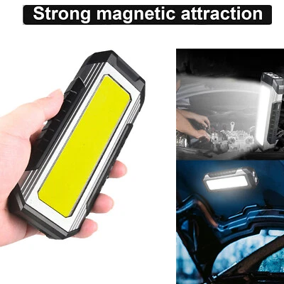 Akku COB LED Arbeitsleuchte KFZ Handlampe Werkstatt Stablampe Magnet Flutlicht - Bild 1 von 4