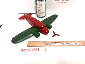 Vintage Wyandotte Tin Plane To Restore 9-1/4" Long x 12-3/4" Wing Span - Picture 1 of 10