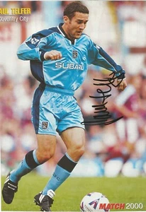 COVENTRY: PAUL TELFER SIGNED A4 (12x8) MAGAZINE PICTURE+COA - Picture 1 of 1