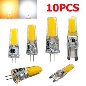 Dimmable 3W 6W G4 G9 Light Bulbs COB 3000K Warm White LED 220V 12V Lamp Lights - Picture 1 of 11