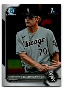 2022 1st Bowman Draft Chrome #BDC-180 Jonathan Cannon    Chicago White Sox