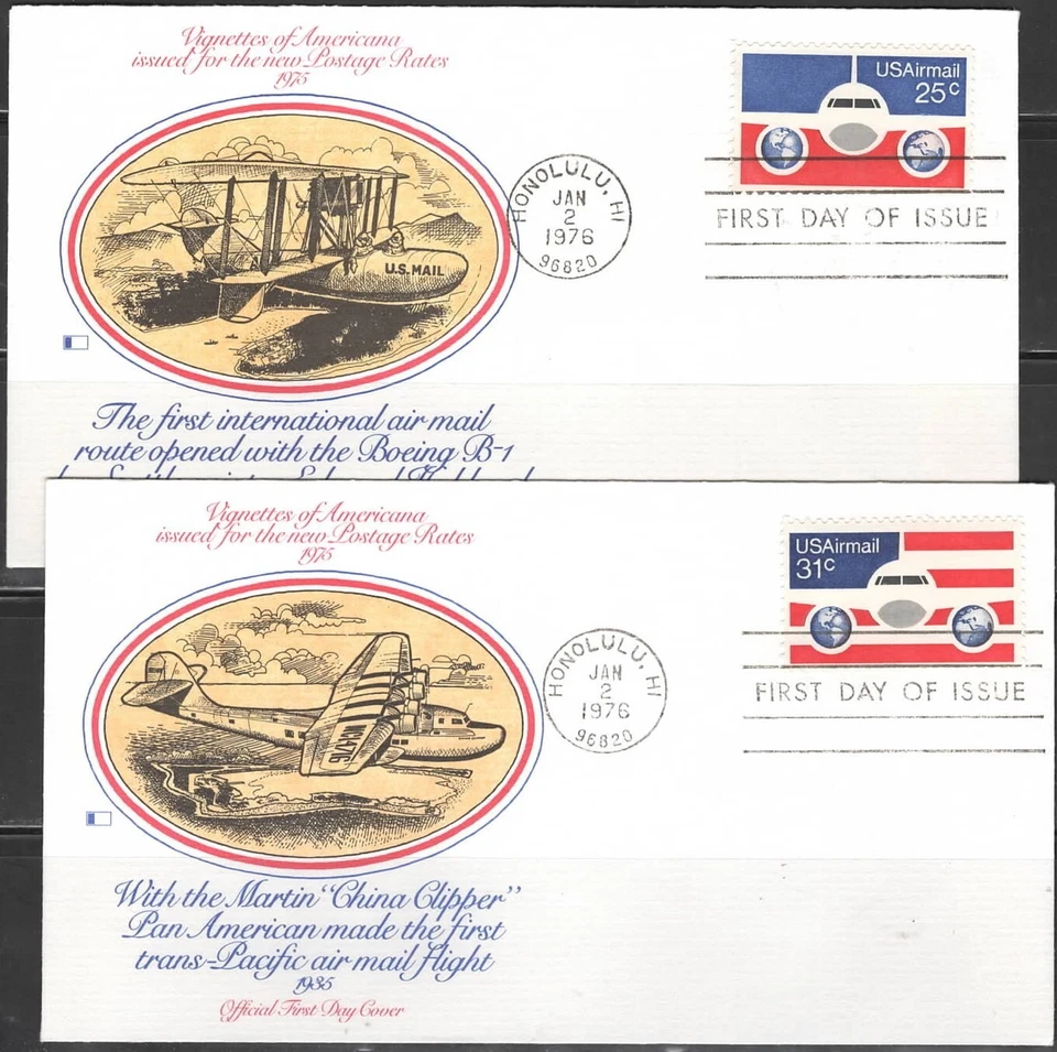 US Scott #C89 & 90 First Day Covers - Image 1 of 1
