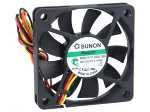 Ventilador Sunon 60x60x10mm MB60101V1-G99 DC 12V 4000 rpm 39dBA Vapolager 3 pines - Imagen 1 de 1
