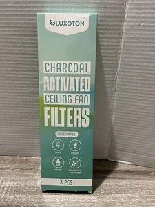 Charcoal Ceiling Fan Filters - 3 Pack - Picture 1 of 6