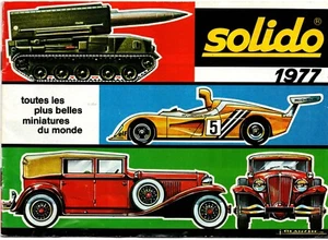 catalogue SOLIDO 1977 édition originale complet ,dinky ,norev ,joustra - Photo 1/4