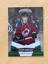 2010-11 Panini Certified Platinum Emerald #40 Peter Mueller #1/5 Colorado...