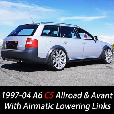 Kit de descenso de suspensión neumática enlaces para Audi A6 C5 4B Allroad S6 RS6 Avant 99-2005 Foto 1 de 4