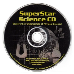 SuperStar Science CD (Ages 8-12) (PC-CD, 1997) for Windows - NEW CD in SLEEVE - Picture 1 of 1