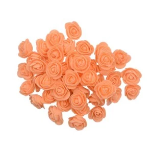 100/200pcs 3.5cm Mini Artificial Rose Flower Heads For Home DIY Scrapbook Decor - Picture 1 of 26