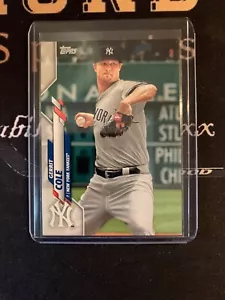 Topps Serie 1 2020 Gerrit Cole SP variante foto Yankees - Foto 1 di 2