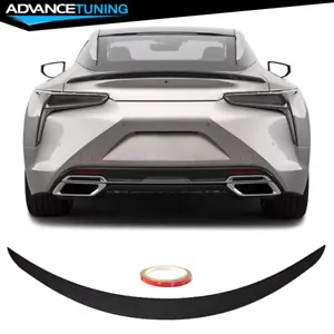 For 18-24 Lexus LC500 LC500H OE Style Flush Mount Rear Trunk Spoiler Wing ABS - Picture 1 of 7