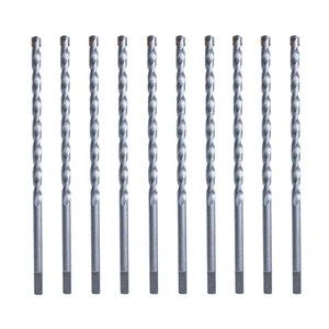 Drillforce 10PCS 5/32"x5-1/2" Carbide Tipped Concrete Masonry Screw Drill Bits - Picture 1 of 5