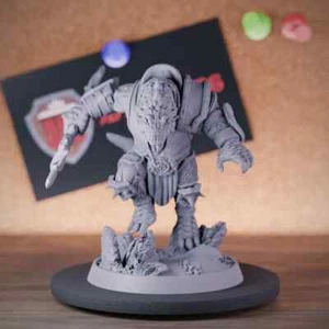 Mini Dungeons and Dragons Sobek Crocodilian Miniature Fighter 5e DnD TTRPG - Imagen 1 de 8