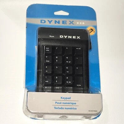 Dynex Keypad 19 key USB DX-Keypad2 Plug & Play Slim Compact New - Image 1 of 2