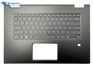 NEW Lenovo Yoga 730-15IKB 730-15IWL Palmrest With Backlit Keyboard 5CB0Q96479 US - Afbeelding 1 van 6