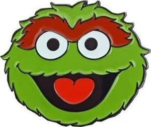 Oscar the Grouch Sesamstraße 3 Zoll Gürtelschnalle - Cartoon Figur Zubehör - Bild 1 von 1