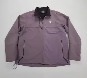 Charles River Jacket Mens Large Gray Gray Windbreaker Softshell Outdoors - Picture 1 of 10