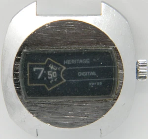 C339 mens Vintage Heritage Jump hour Manual Swiss Made Old Watch Parts lot - Picture 1 of 2