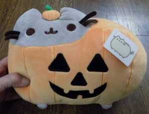 Pusheen Pumpkin Hey Chickadee 2017 Plush NWT Halloween Jack-o-Lantern Costume - Picture 1 of 6