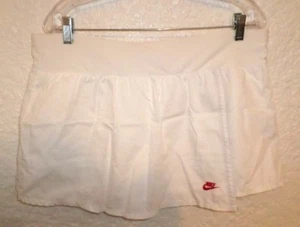 NIKE WOMEN'S TENNIS SKIRT SIZE L WHITE - Picture 1 of 2