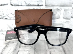 Ray Ban RB Black EYEGLASSES GLASSES FRAME and Case - Picture 1 of 12