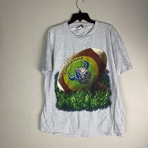 Nutmeg Mills Vintage Canberra Raiders Shirt Size Large NFL - Picture 1 of 7