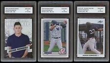 JASSON DOMINGUEZ 2020 BOWMAN DRAFT/PRIZED/VALUE 1ST GRADED 10 ROOKIE CARD 3 