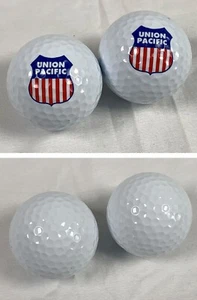 2 New Unused UPRR Union Pacific Railroad Logo Golf Balls - Picture 1 of 5