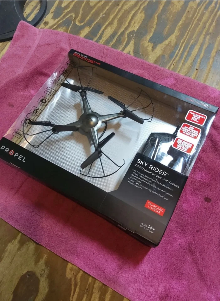 ⭐️⭐️⭐️⭐️NIB PROPEL SKY RIDER  2.4Ghz QUADCOPTER w/Camera & Video ~ - Image 1 of 4