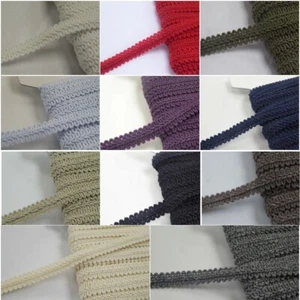 Gimp Braid Trim ideal for Upholstery Lampshades Cushions in 11 Colours 12mm Wide - Picture 1 of 12