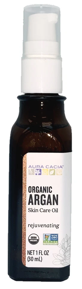 Aura Cacia Organic Pure Essential Oils Rejuvenating Argan Oil 1 Oz
